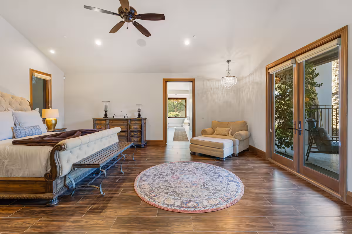 Primary bedroom suite