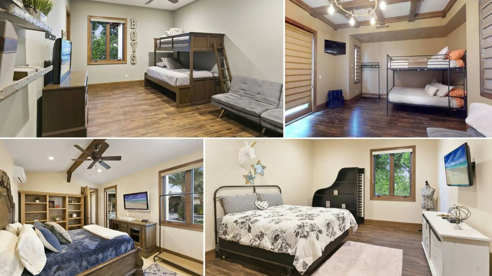 In-house bedrooms