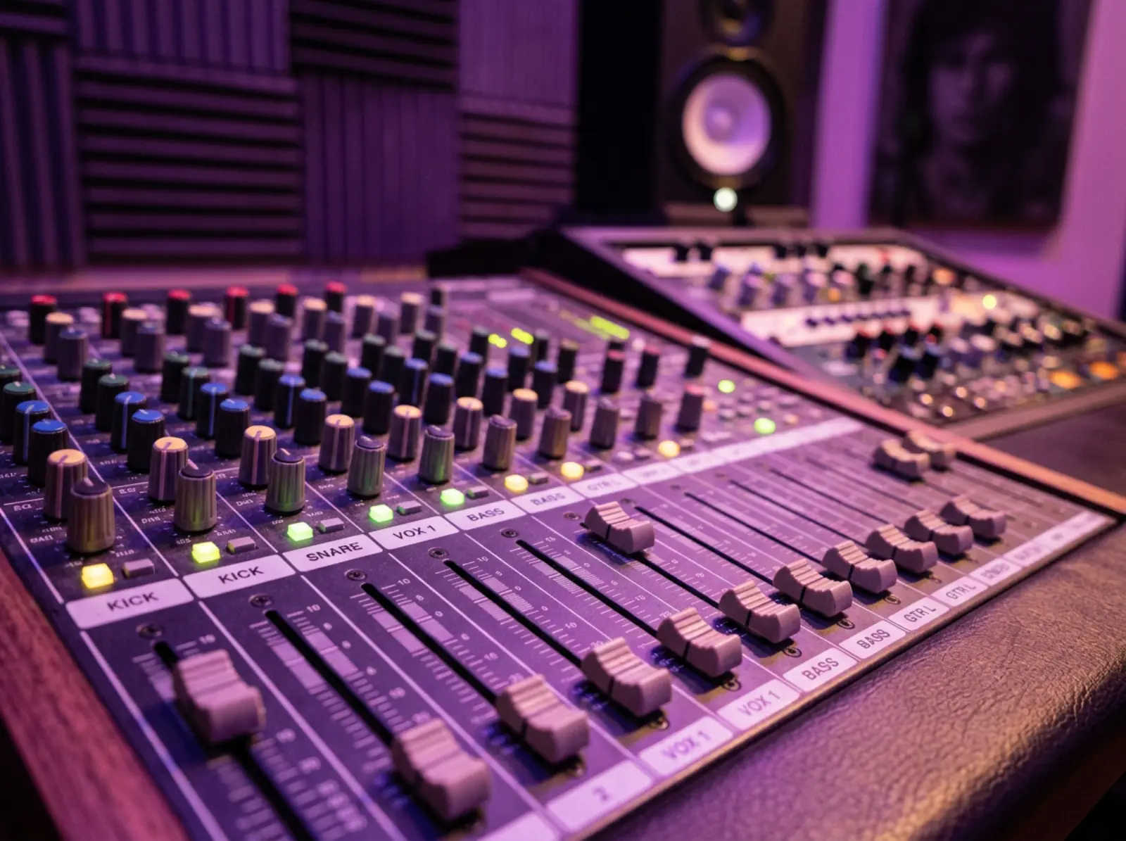 Recording studio creative space